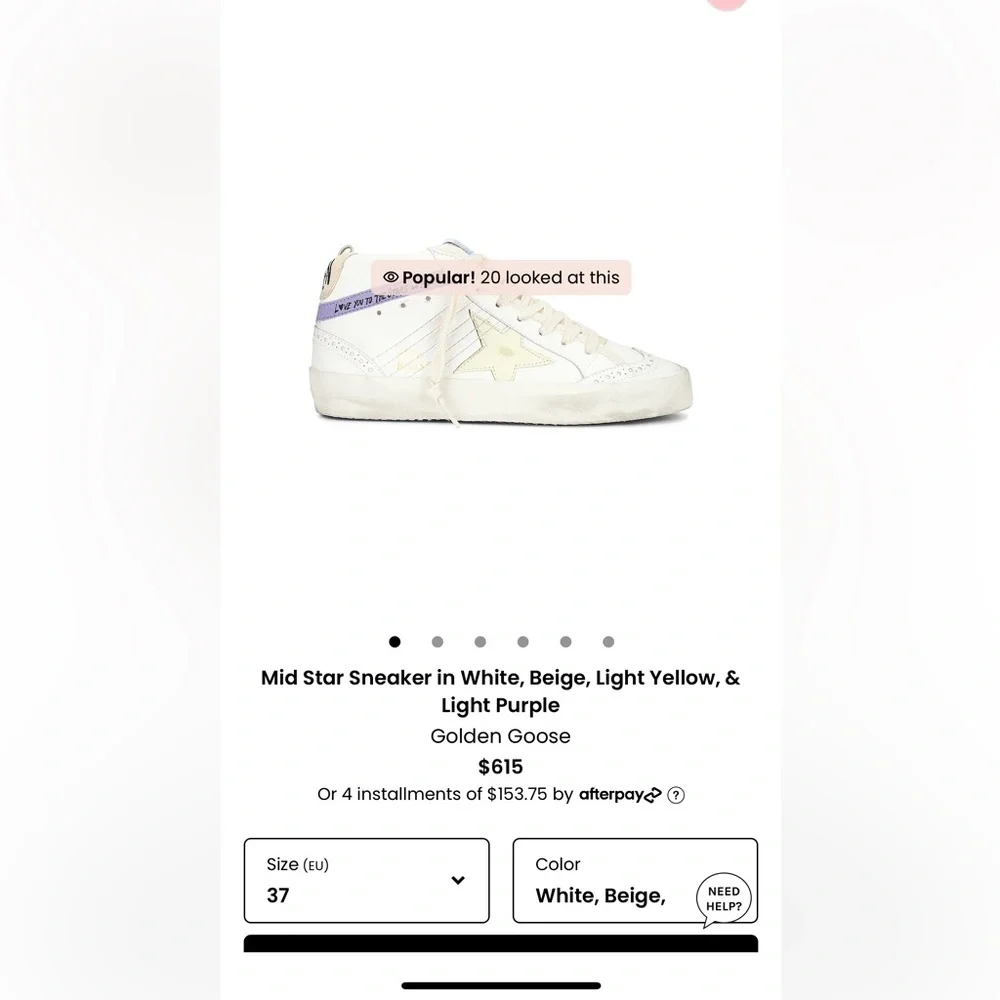 Golden Goose Mid Star sneaker NWT authentic in box - Picture 16 of 16